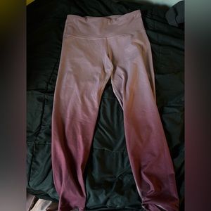 Old Navy Go Dry Ombré High Waisted Leggings Large